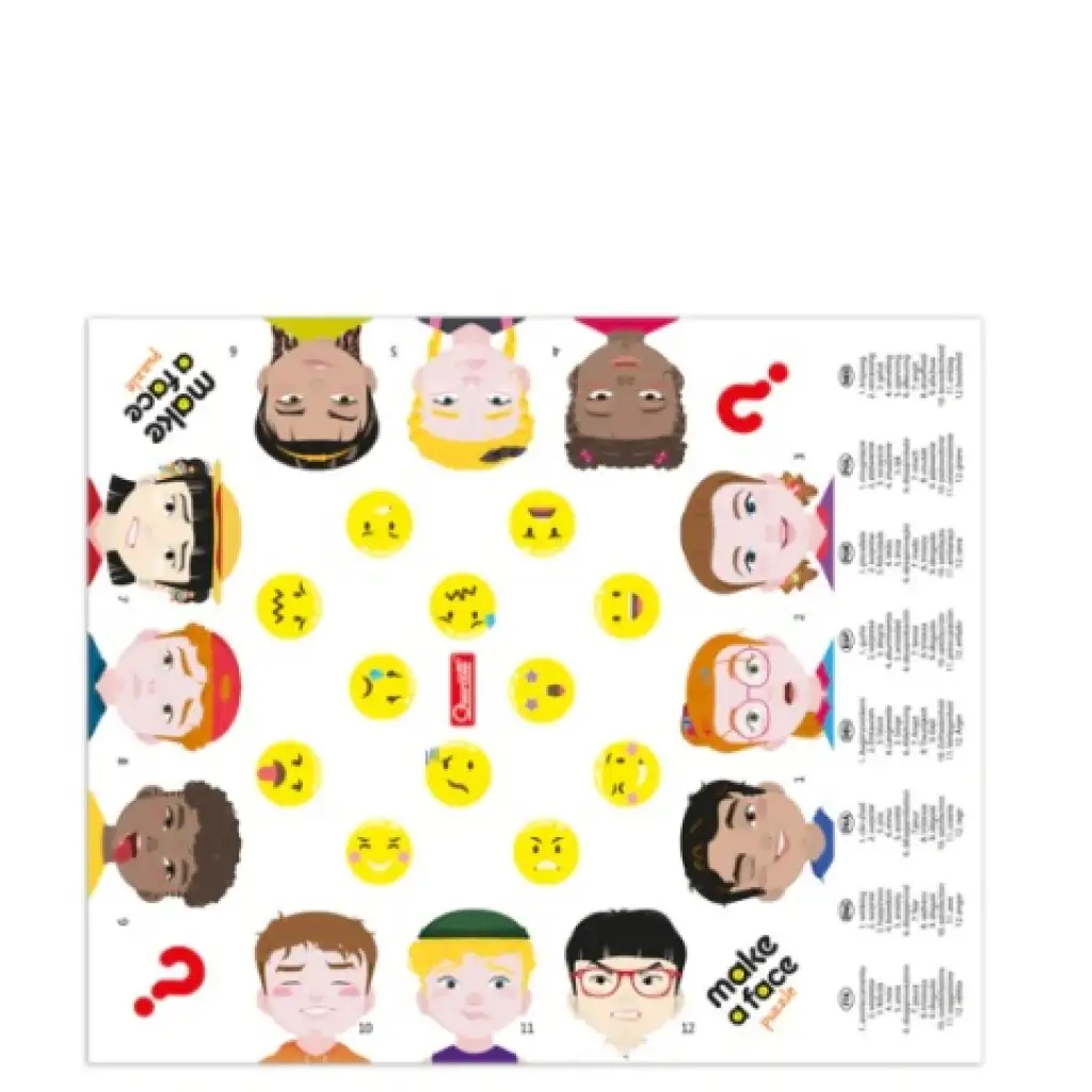 Quercetti: Erstelle ein Gesicht Puzzle kép 2