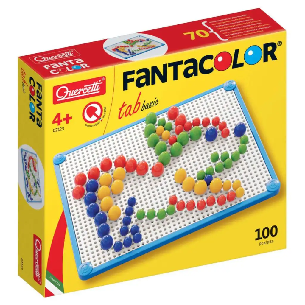 Quercetti: Fanta Color 60-tlg. Basis-Peg-Set kép 3