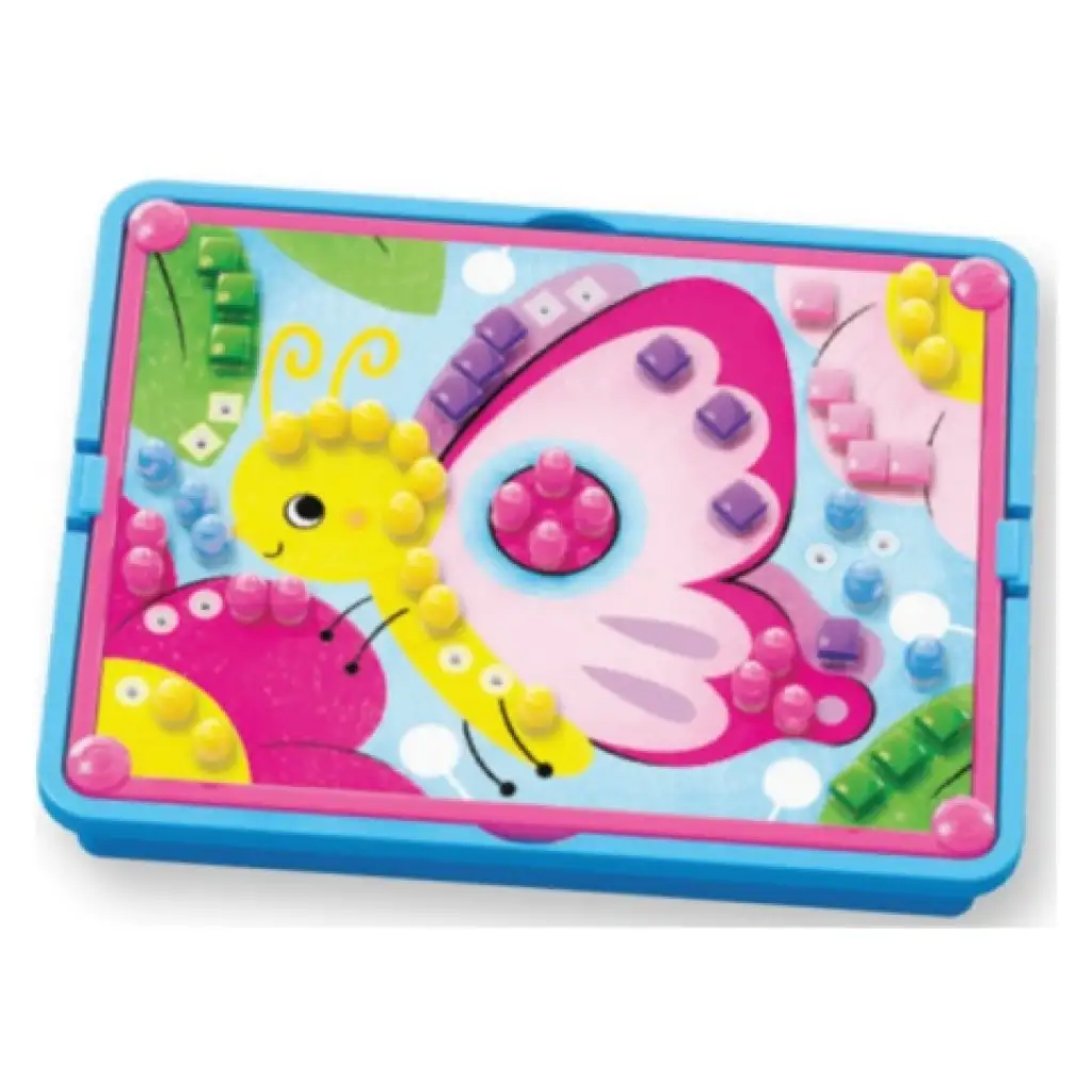 Quercetti: Fanta Color Cards Natur kreatives Steckspiel-Set