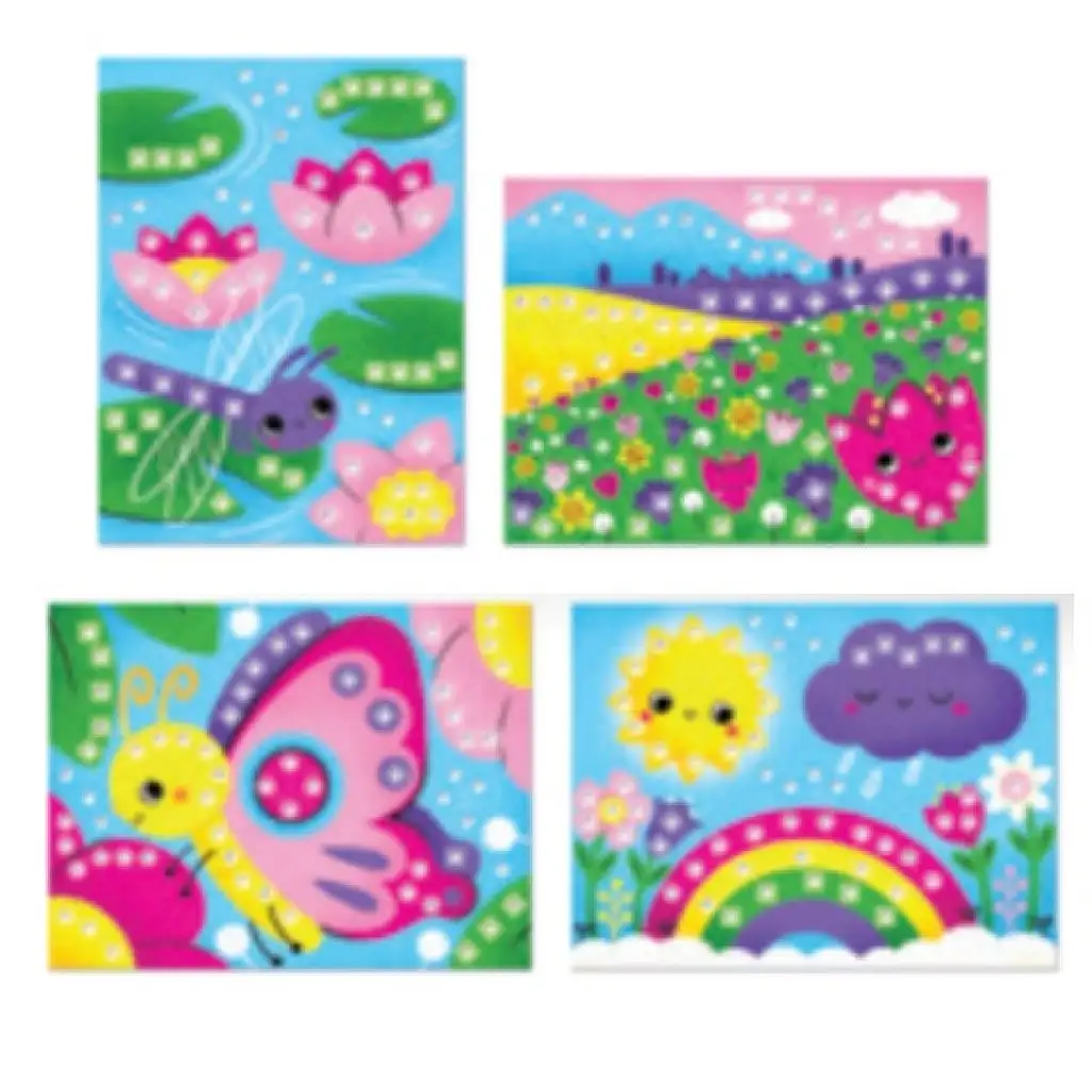 Quercetti: Fanta Color Cards Natur kreatives Steckspiel-Set kép 2