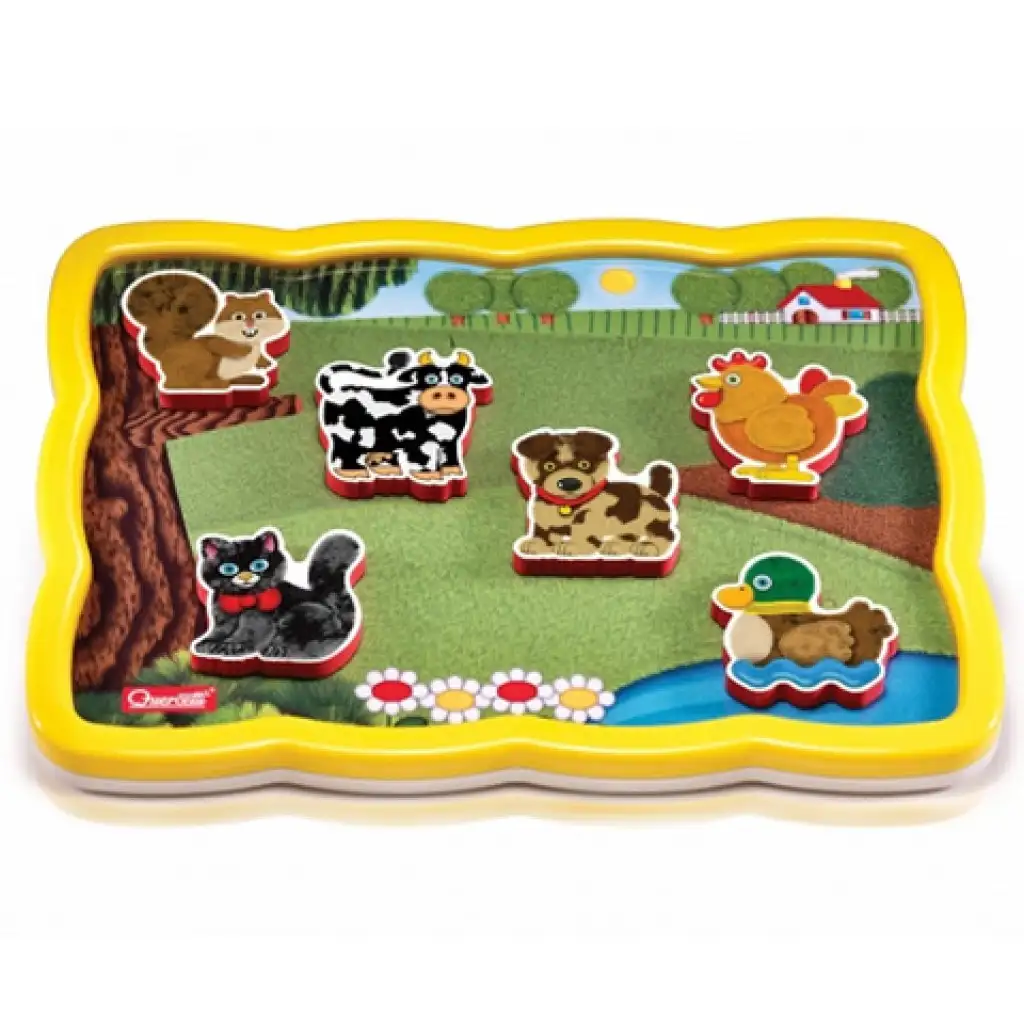 Quercetti: Magnetisches Puzzle mit Haustieren, 12-teilig kép 5