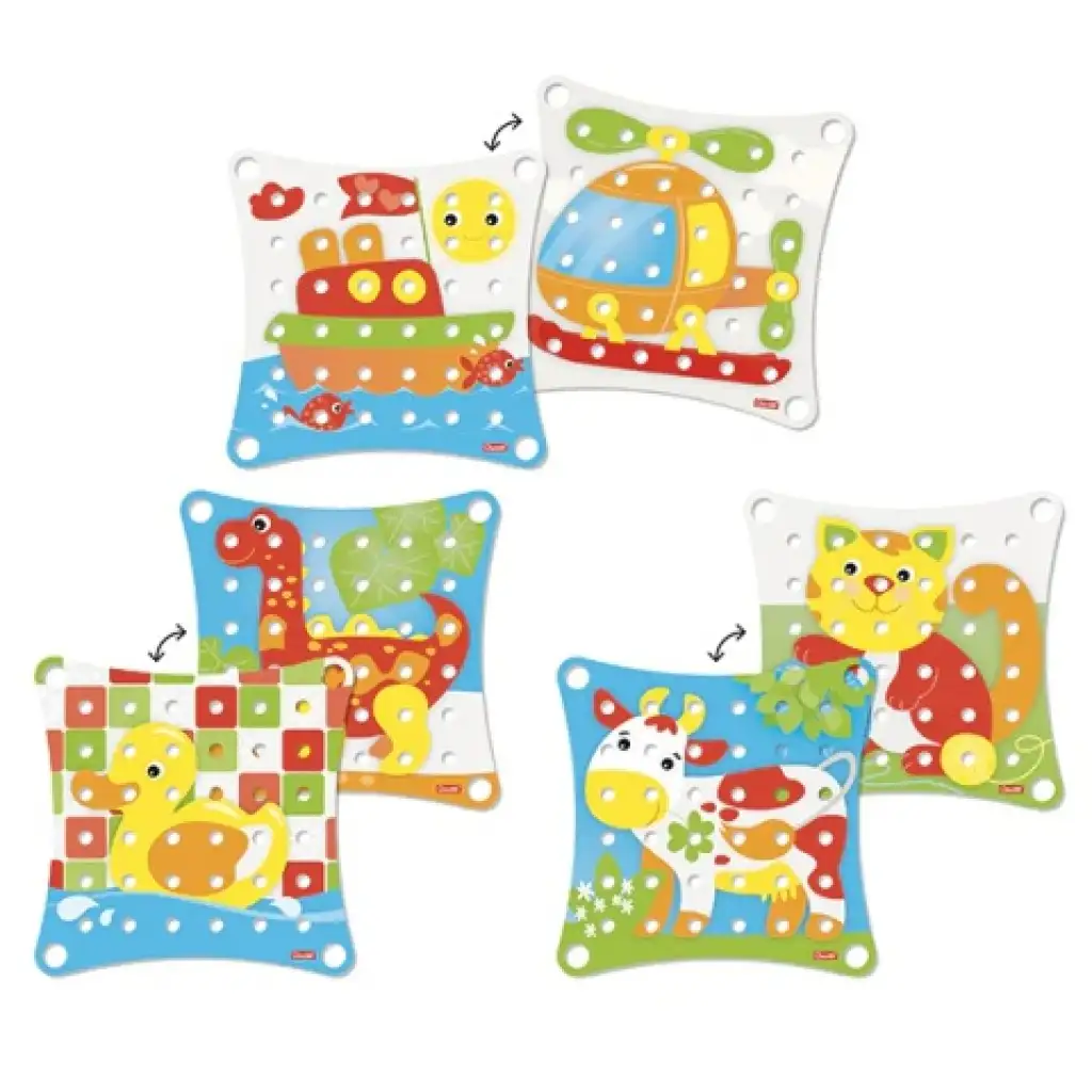 Quercetti: Jumbo Peggy 41-tlg. Steckspiel-Set kép 3