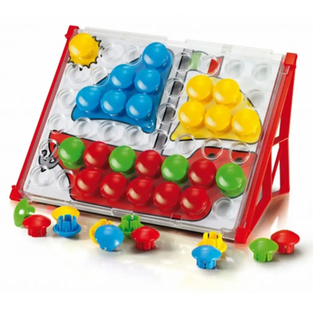 Quercetti: Junior Mosaik-Set - Schiff 48 Stück kép 2