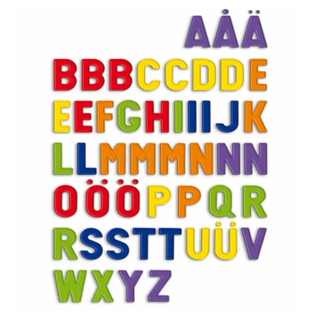 Quercetti: Magnetische Großbuchstaben 48 Stück kép 2