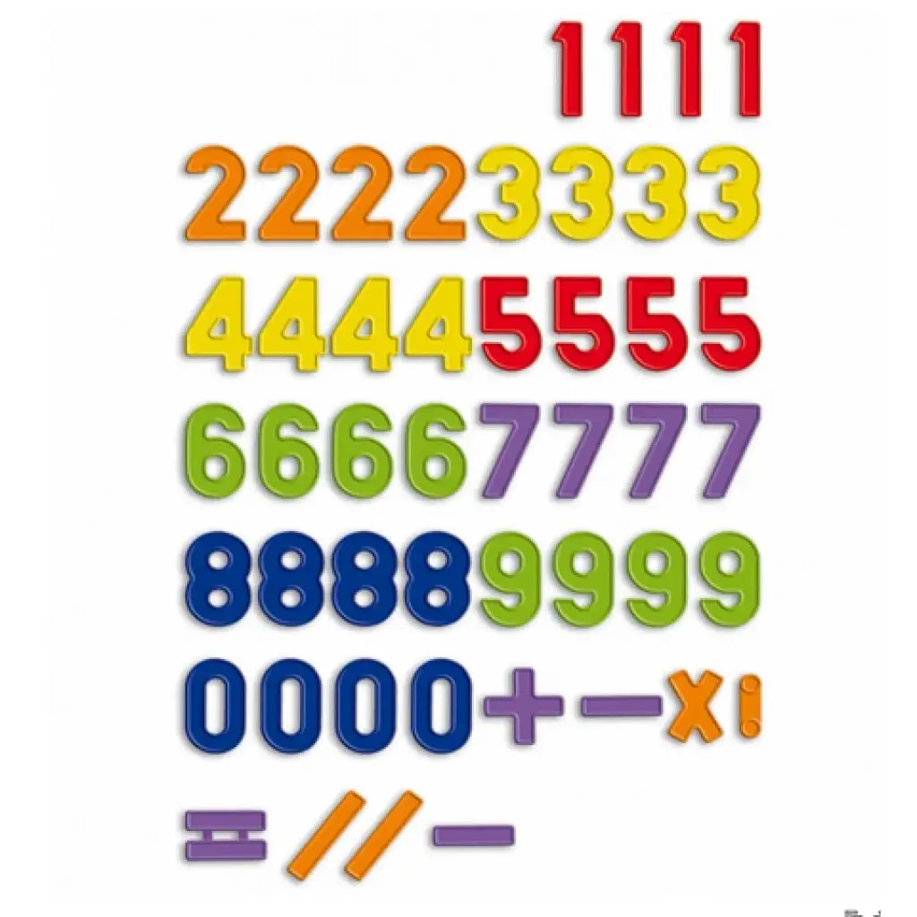 Quercetti: Magnetische Zahlen 48 Stück kép 2