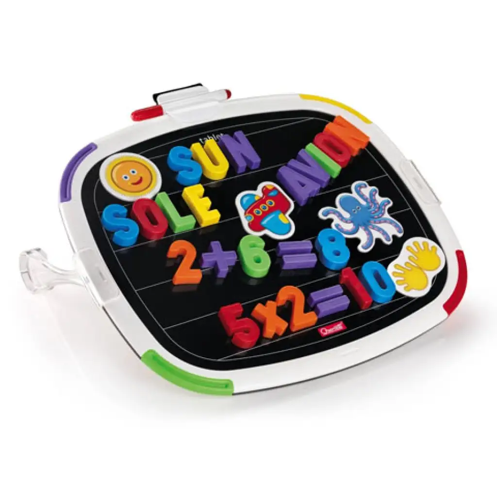 Quercetti: Magnetische Tafel Buchstaben + Zahlen kép 2