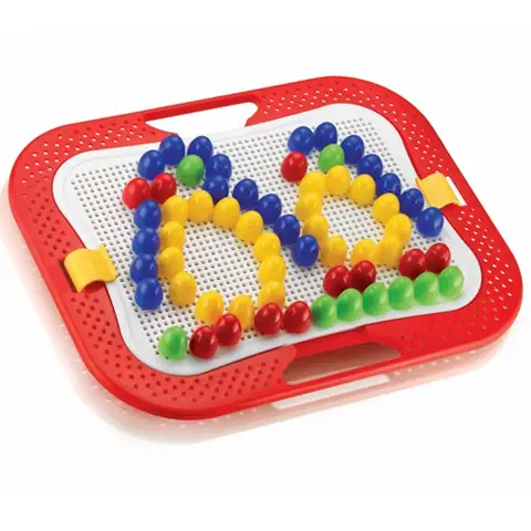 Quercetti Pinguin-Steckspiel-Set, 100 Stück kép 2