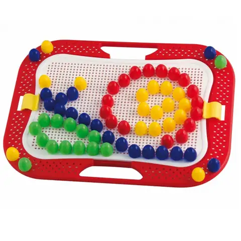 Quercetti Pinguin-Steckspiel-Set, 100 Stück kép 3