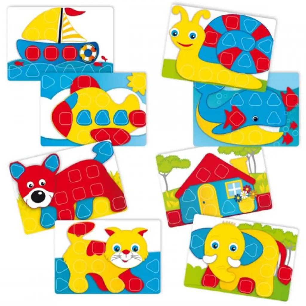 Quercetti: Pixel Baby Basic Riesennagelspiel kép 4