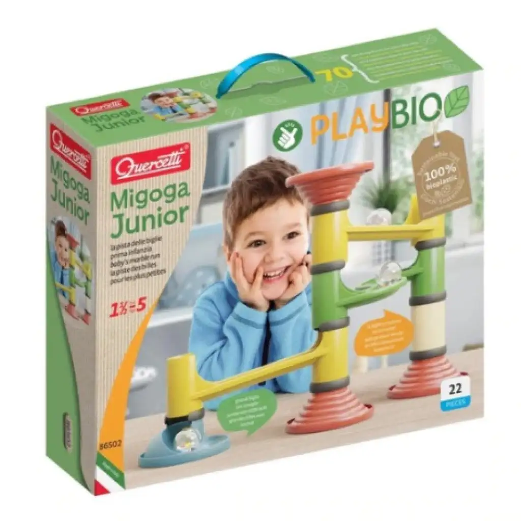 Quercetti: Play Bio Migoga Junior golyópálya játékszett kép 1