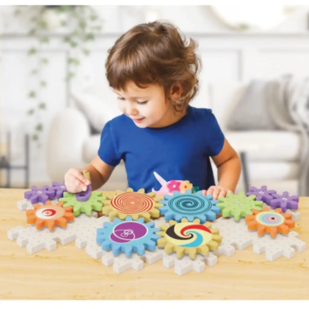 Quercetti: Play Eco Kaleido Zahnradspiel-Set 38-teilig kép 3