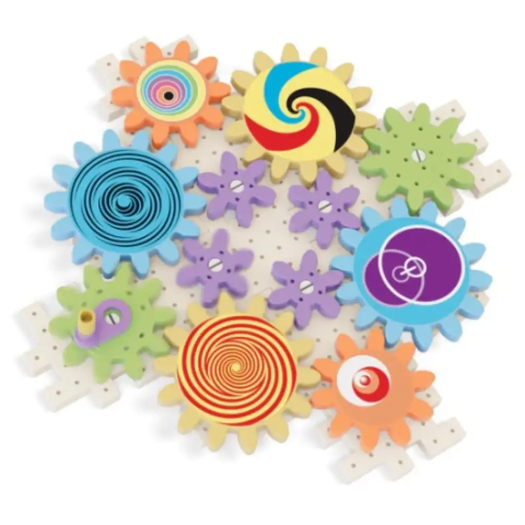 Quercetti: Play Eco Kaleido Zahnradspiel-Set 38-teilig kép 4