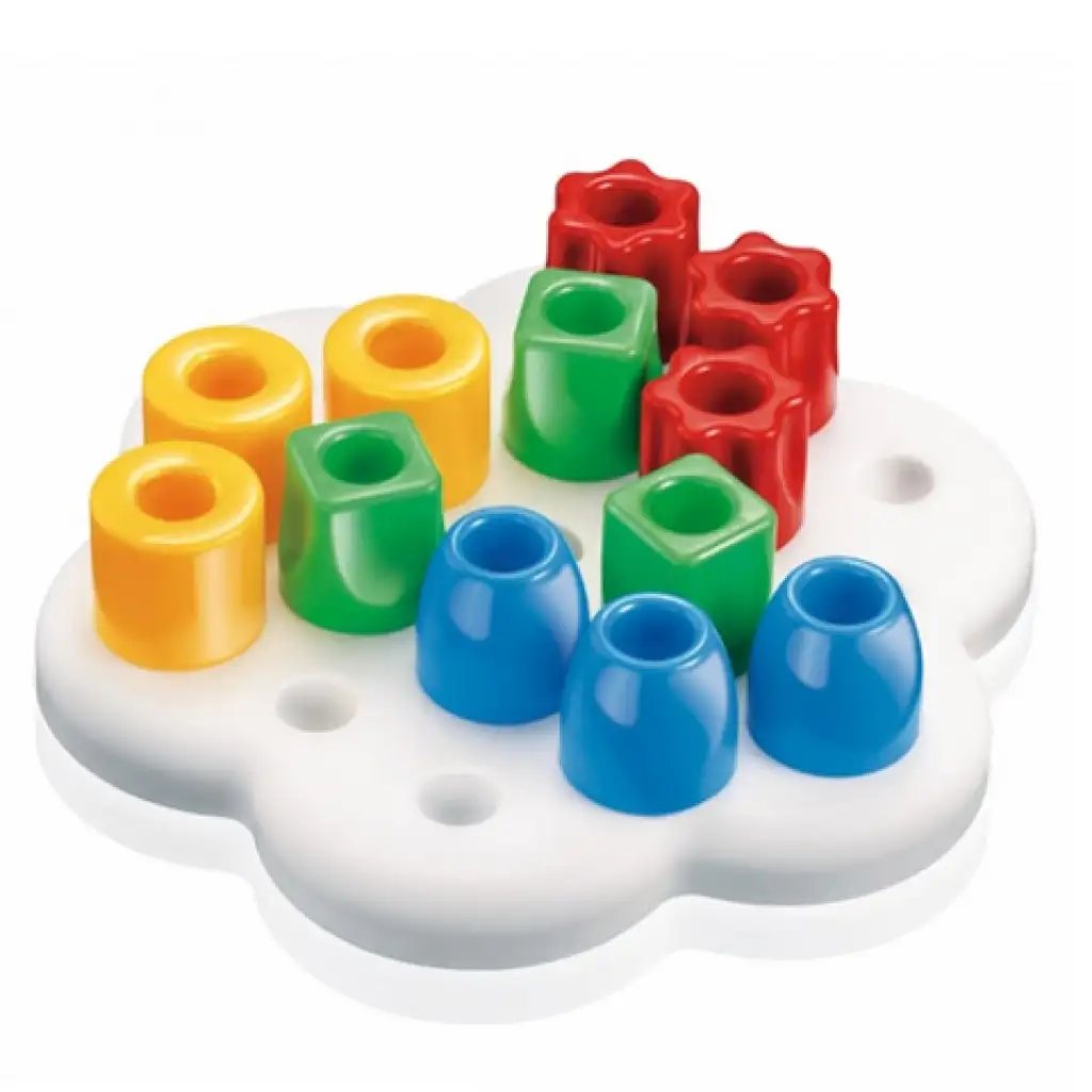 Quercetti: 13-teiliges Steckspiel-Set für Kleinkinder kép 2