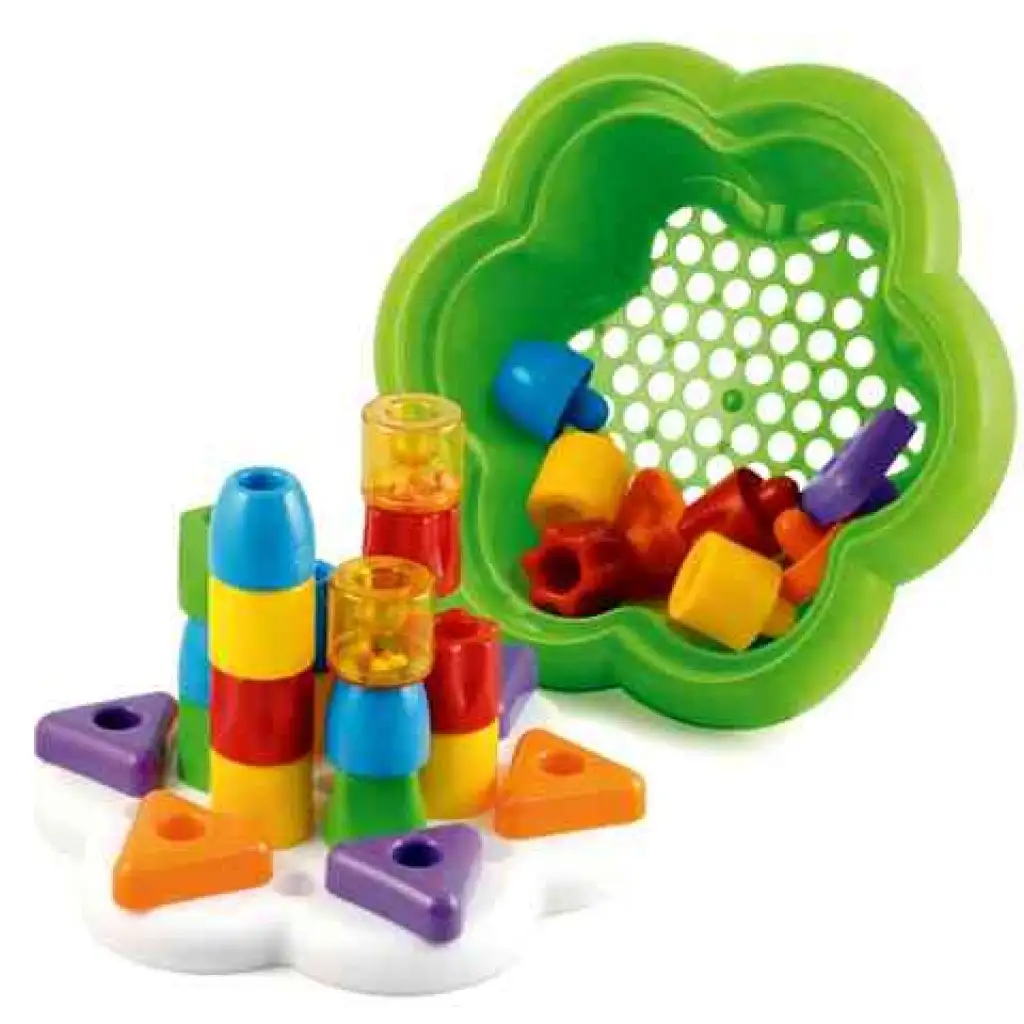 Quercetti: Steckmosaik-Set für Kleine - 28 Stück kép 3