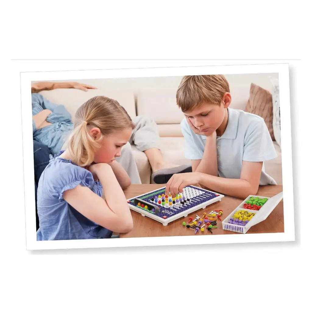 Quercetti: Geheime Code Masterlogik 2-in-1 Logikspiel kép 4