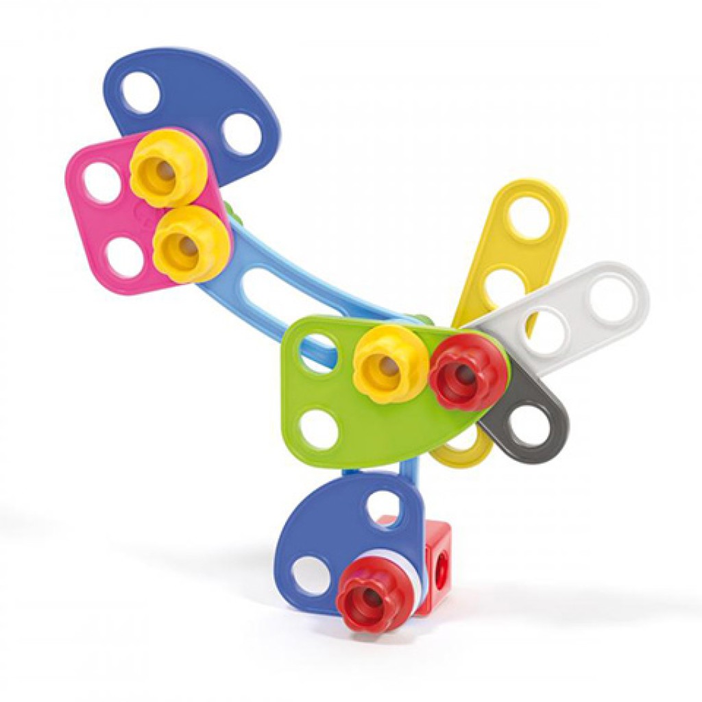 Quercetti: Tecno Jumbo Starter-Bausatz 52 Stück kép 4