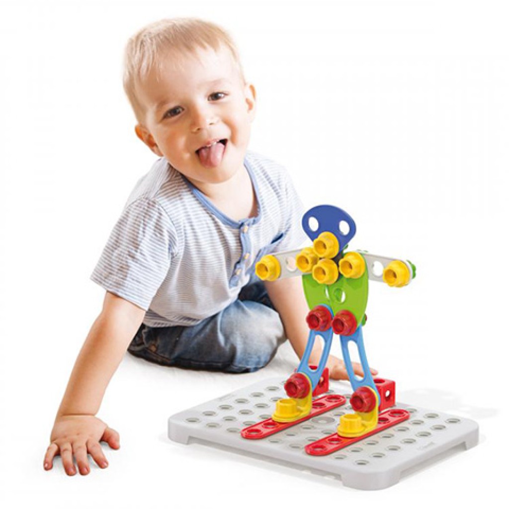 Quercetti: Tecno Jumbo Starter-Bausatz 52 Stück kép 5