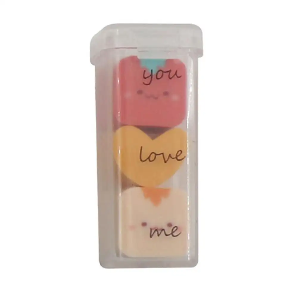 The Littlies: Bunte 3er-Radiergummi-Sets kép 2