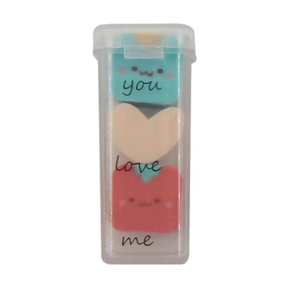 The Littlies: Bunte 3er-Radiergummi-Sets kép 4