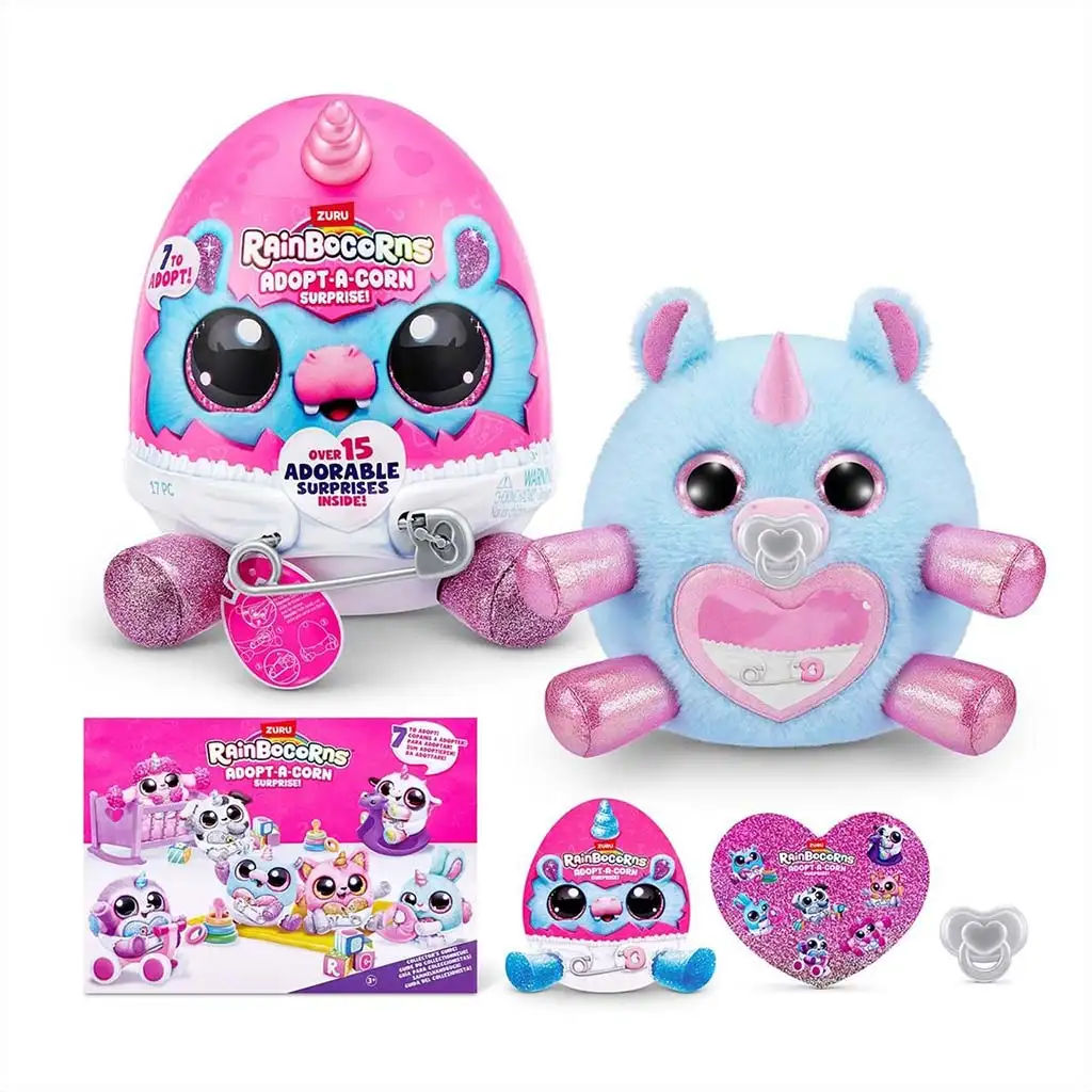 Rainbocorns: Adopt-a-Corn Überraschungs-Plüschfigur in verschiedenen Varianten 1 Stück kép 11
