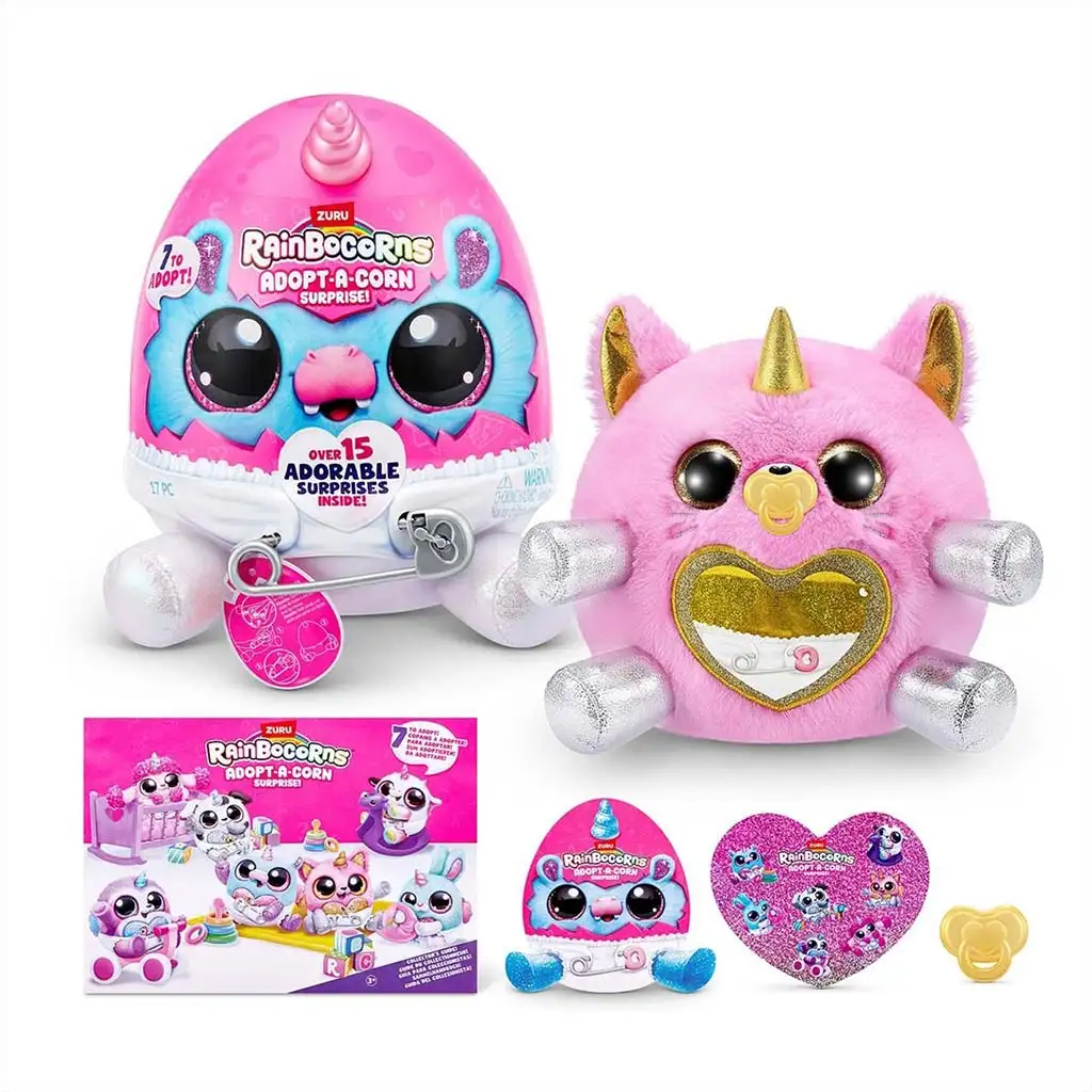 Rainbocorns: Adopt-a-Corn Überraschungs-Plüschfigur in verschiedenen Varianten 1 Stück kép 6