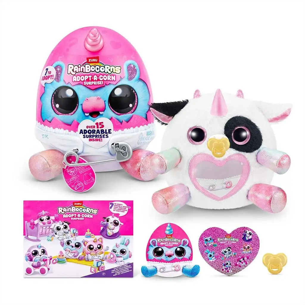 Rainbocorns: Adopt-a-Corn Überraschungs-Plüschfigur in verschiedenen Varianten 1 Stück kép 9