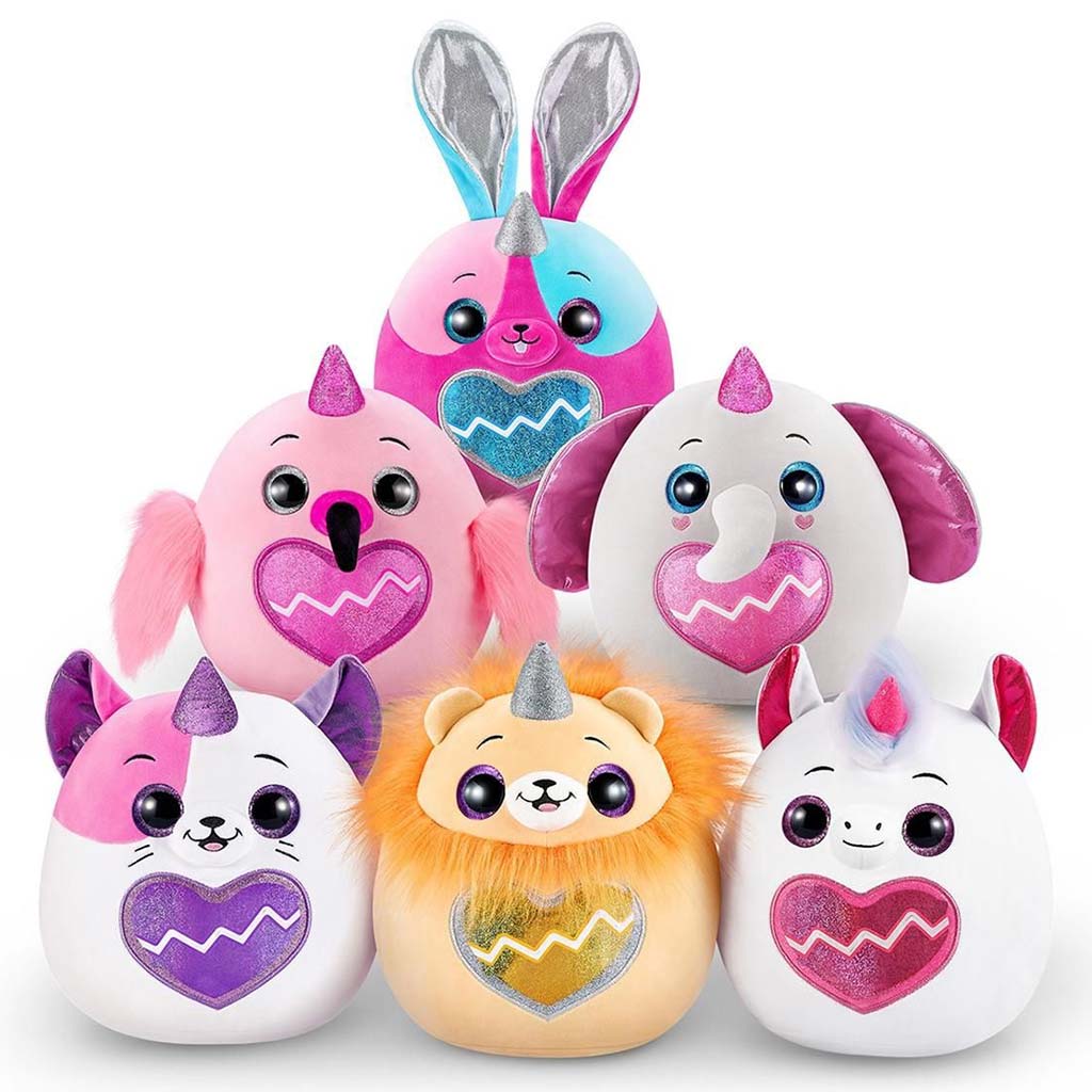 Rainbocorns: Eggzania Überraschungsei mit Plüschfigur in verschiedenen Varianten 1 Stück kép 2