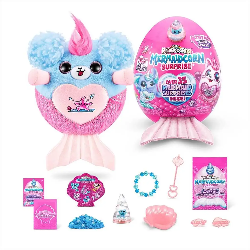 Rainbocorns: Mermaidcorn S5 Überraschungsei Meerjungfraueinhorn Plüschfigur in verschiedenen Varianten 1 Stk. kép 5