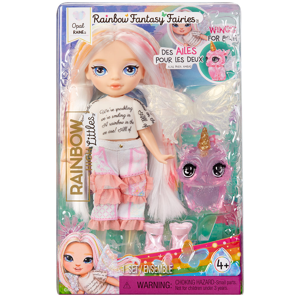 Rainbow High Littles Regenbogenfee Opal Raine Puppe