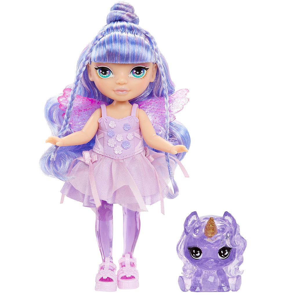 Rainbow High Littles Regenbogenfee Amethyst Willow Puppe kép 2