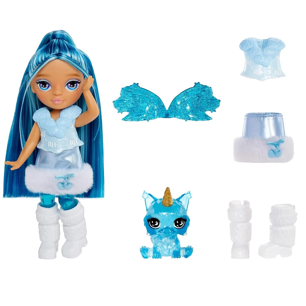 Rainbow High Littles Regenbogen Fee Sapphire Puppe kép 3