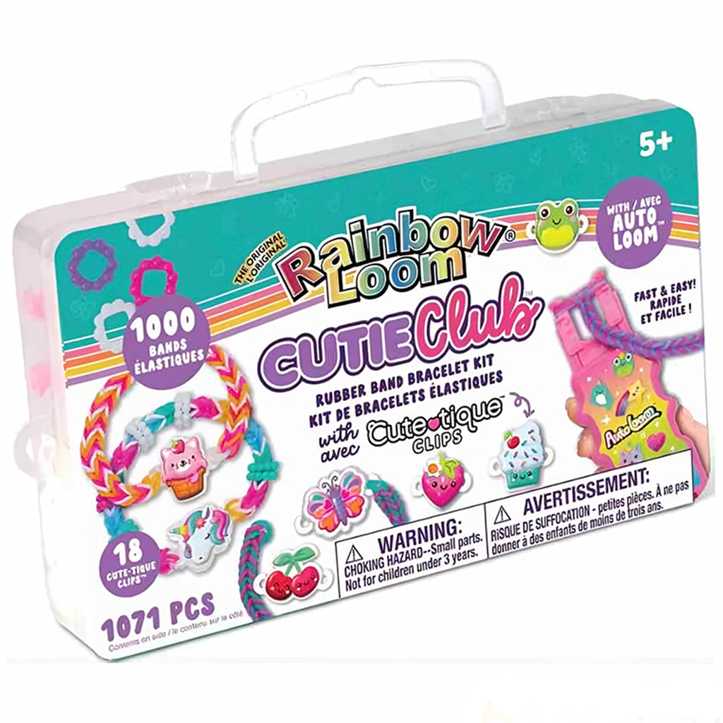 Rainbow Loom: Auto Loom – Cute-Tique Gummiband-Armband-Bastelset