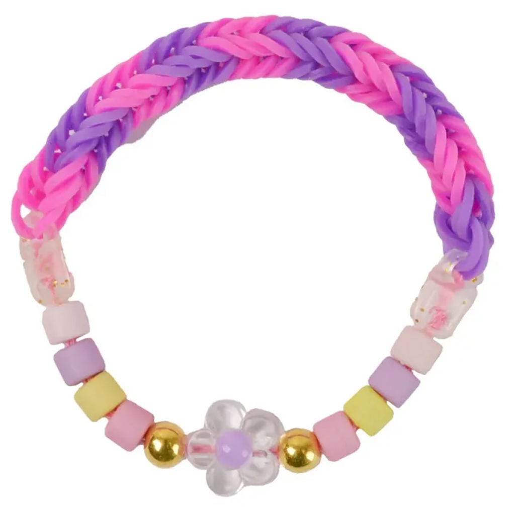 Rainbow Loom: Auto Loom gumikarkötőkészítő szett gyöngyökkel kép 2
