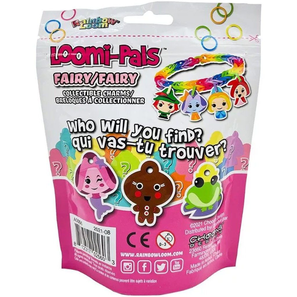 Rainbow Loom: Happy Loomi-Pals - Tündérek gumikarkötő készítő szett kép 1