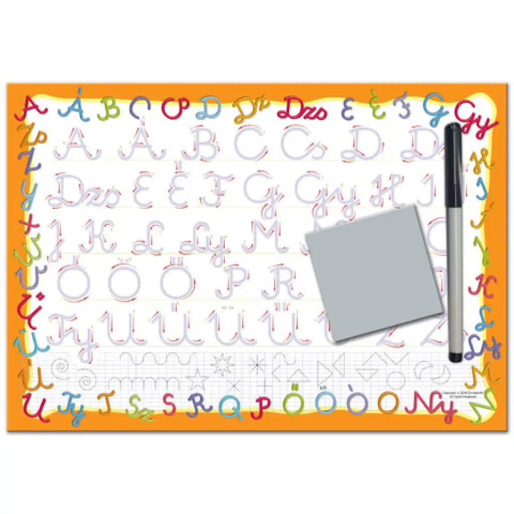 Zeichenbrett mit großen Buchstaben - D-Toys