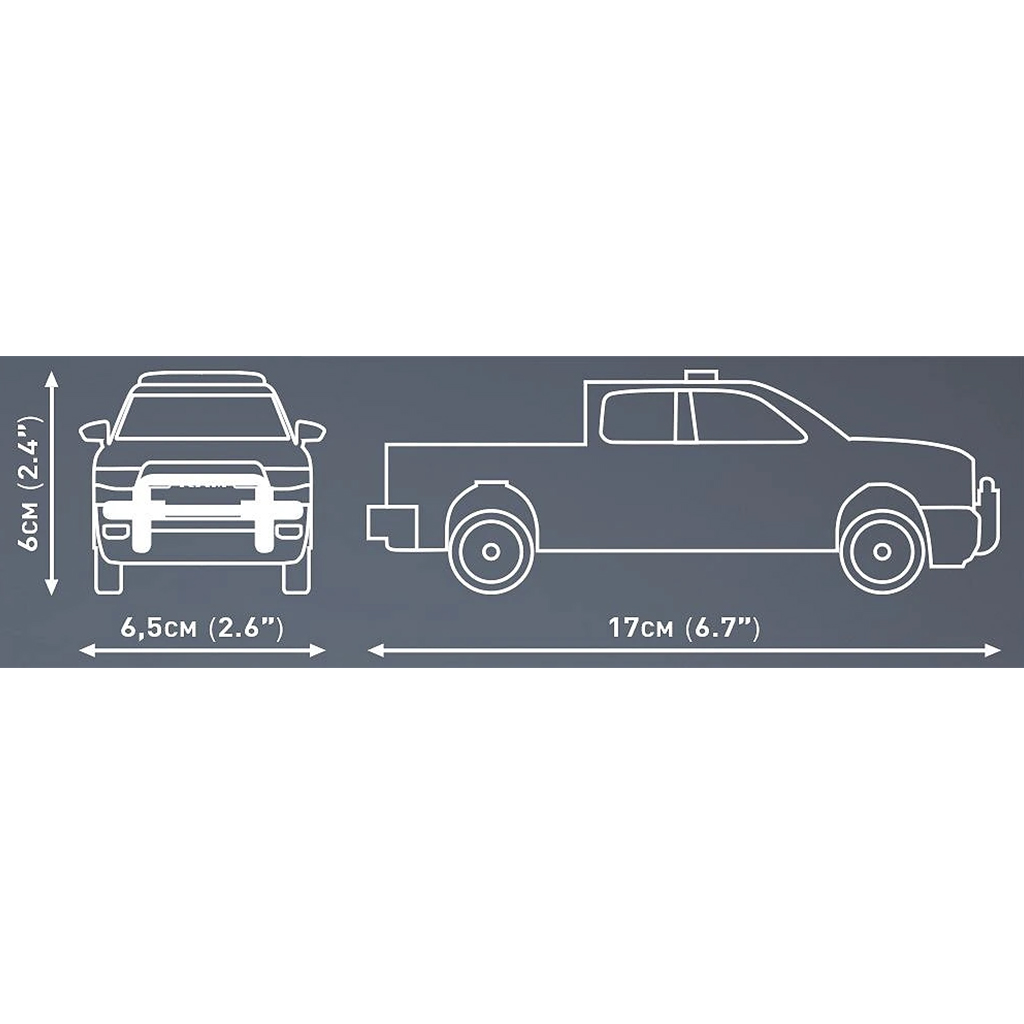 COBI: Dodge RAM 1500 rendőrautó építőjáték (24608) kép 5