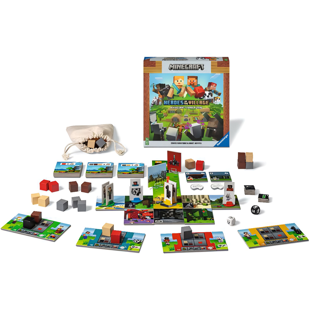 Minecraft Heroes of the Village Brettspiel - Ravensburger kép 2
