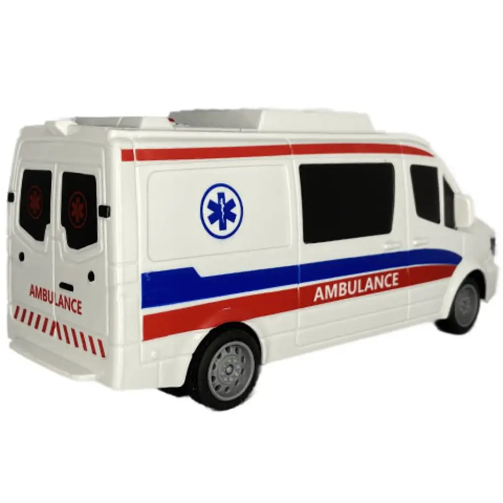 RC ferngesteuertes Rettungsfahrzeug mit Licht 27MHz 1/32 Maßstab 25cm kép 2