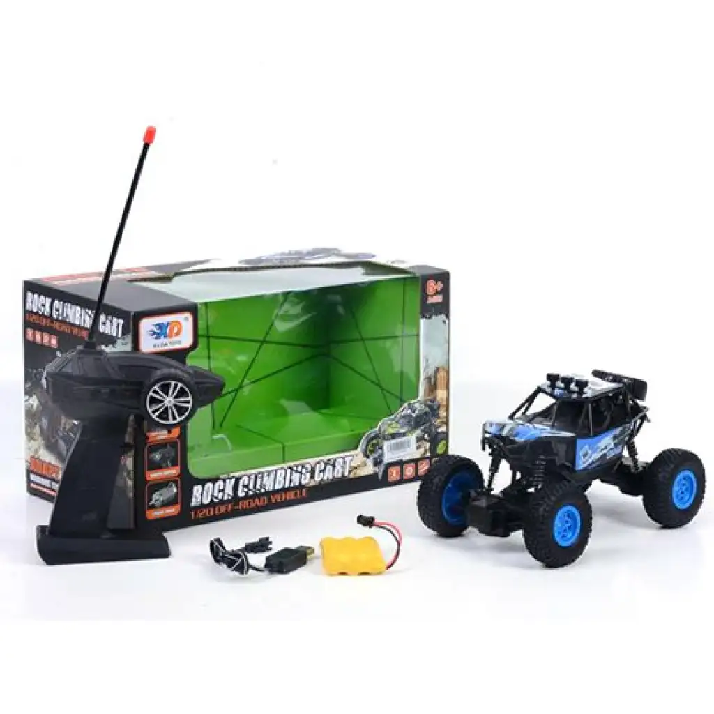 RC Off-Road blaues ferngesteuertes Auto 1:20 mit USB-Ladegerät