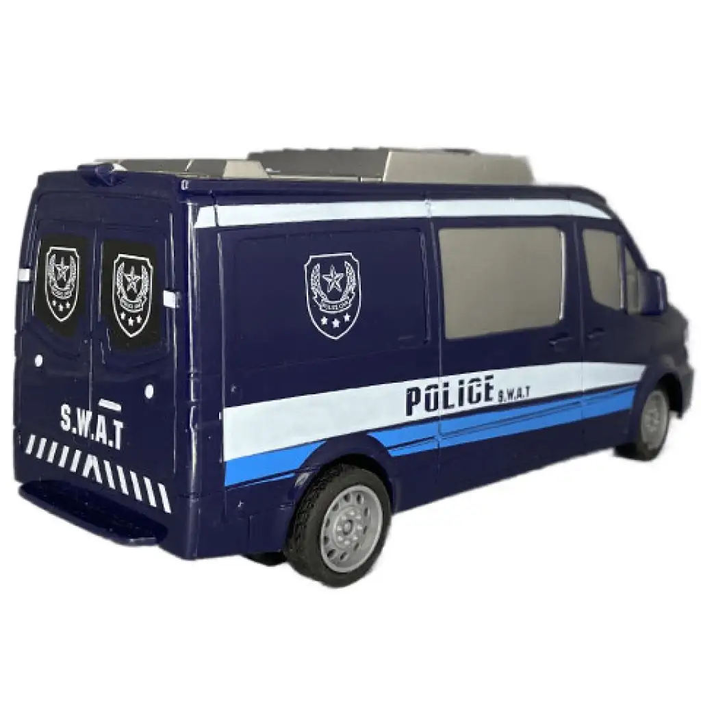 RC ferngesteuerter SWAT Polizeibus mit Licht 27MHz 1/32 Maßstab 25cm kép 2