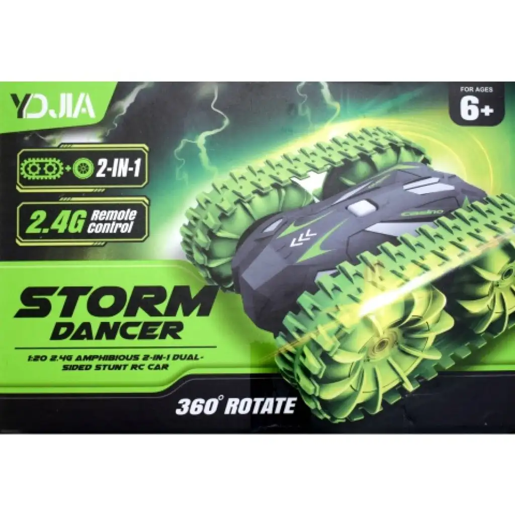 RC Storm Dancer 360: 2-in-1 Amphibien-Fernsteuerungsfahrzeug mit Kettenantrieb 2.4GHz in mehreren Varianten kép 2