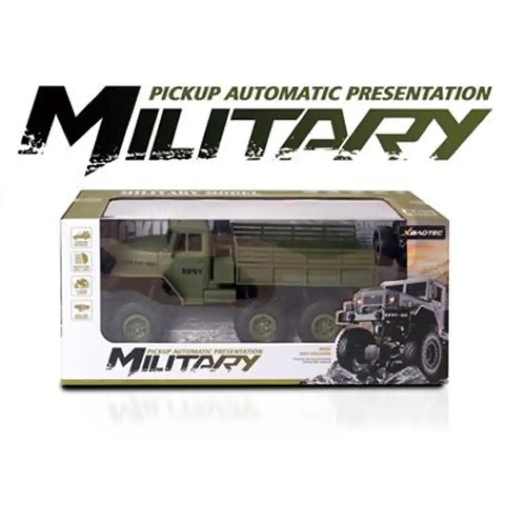 RC ferngesteuerter 27MHz Militär-LKW im Maßstab 1/18 kép 2