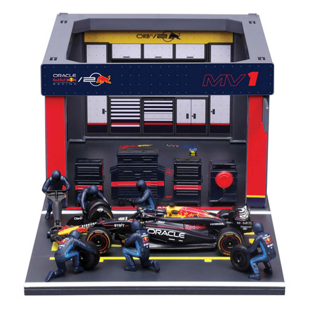 Bburago: F1 Rennwagen 1/43 – Red Bull RB20 Boxengasse kép 2
