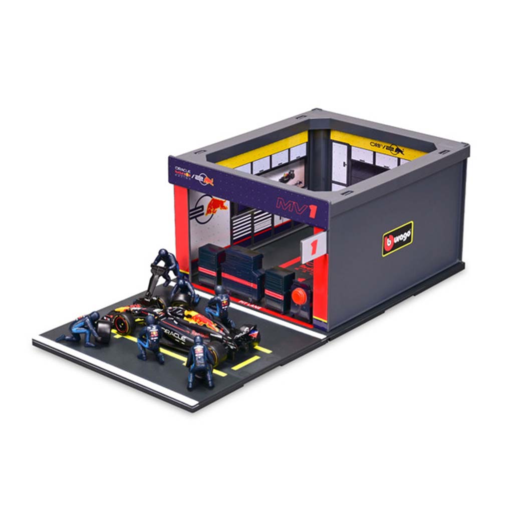 Bburago: F1 Rennwagen 1/43 – Red Bull RB20 Boxengasse kép 3