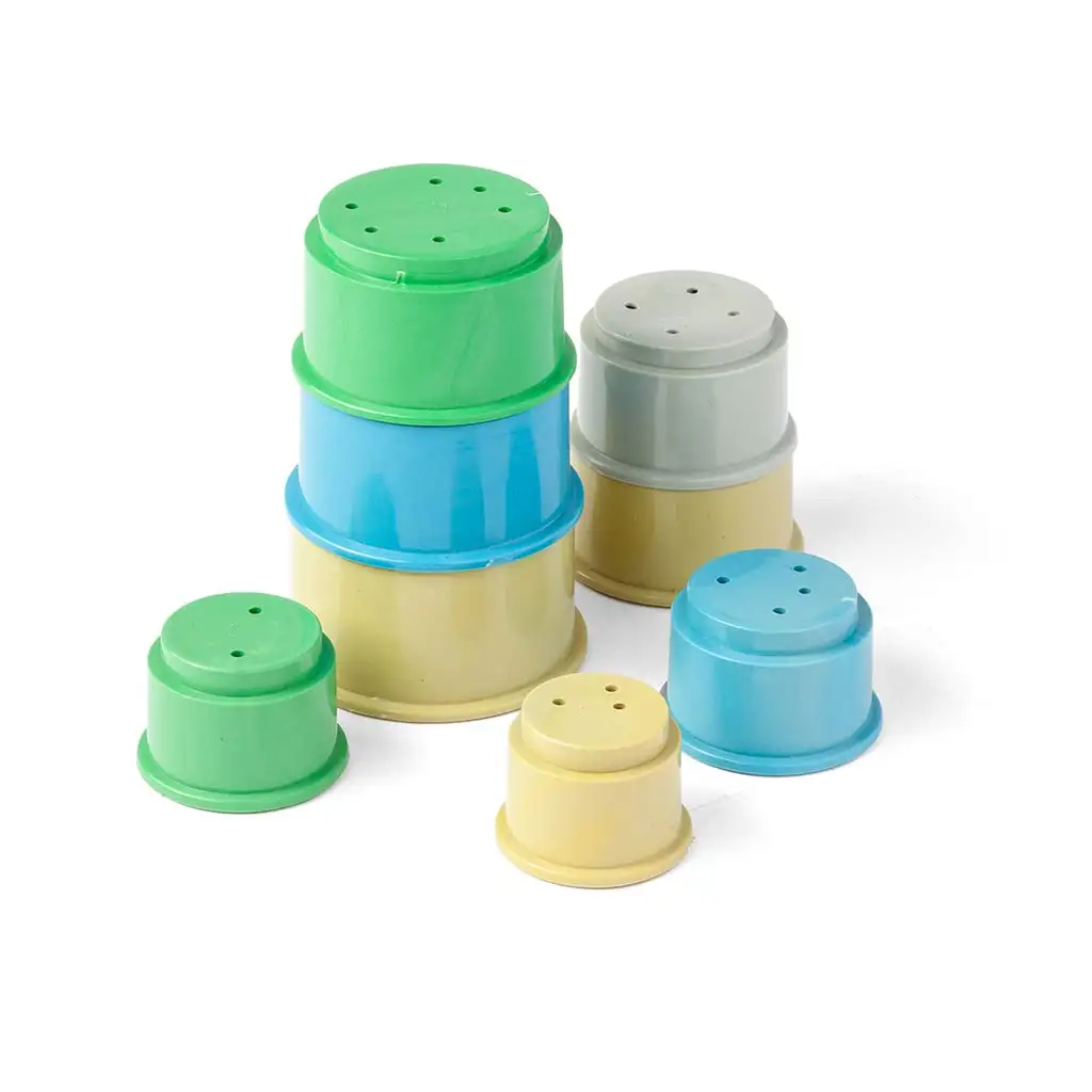 RePlay recyceltes 8-teiliges Stapelbecher-Pyramiden-Spiel kép 3