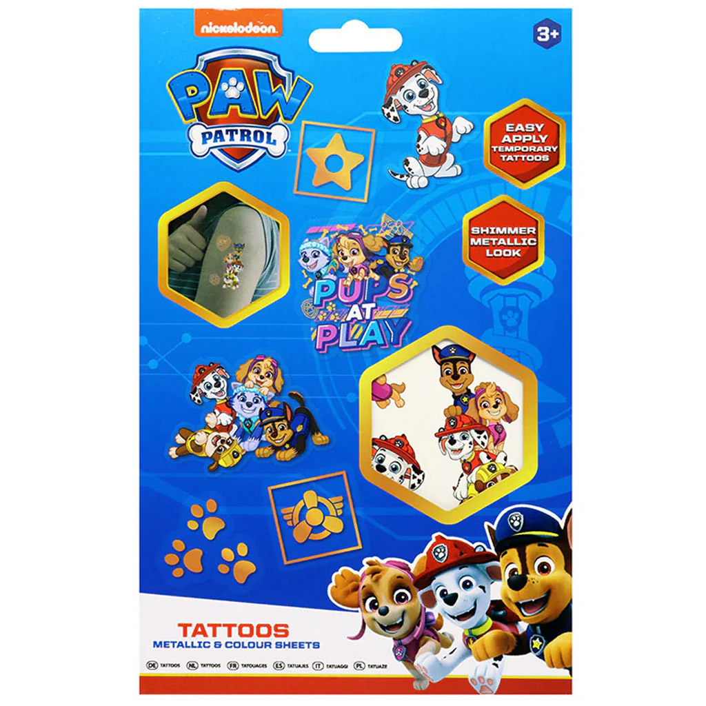 Paw Patrol Tattoo-Set