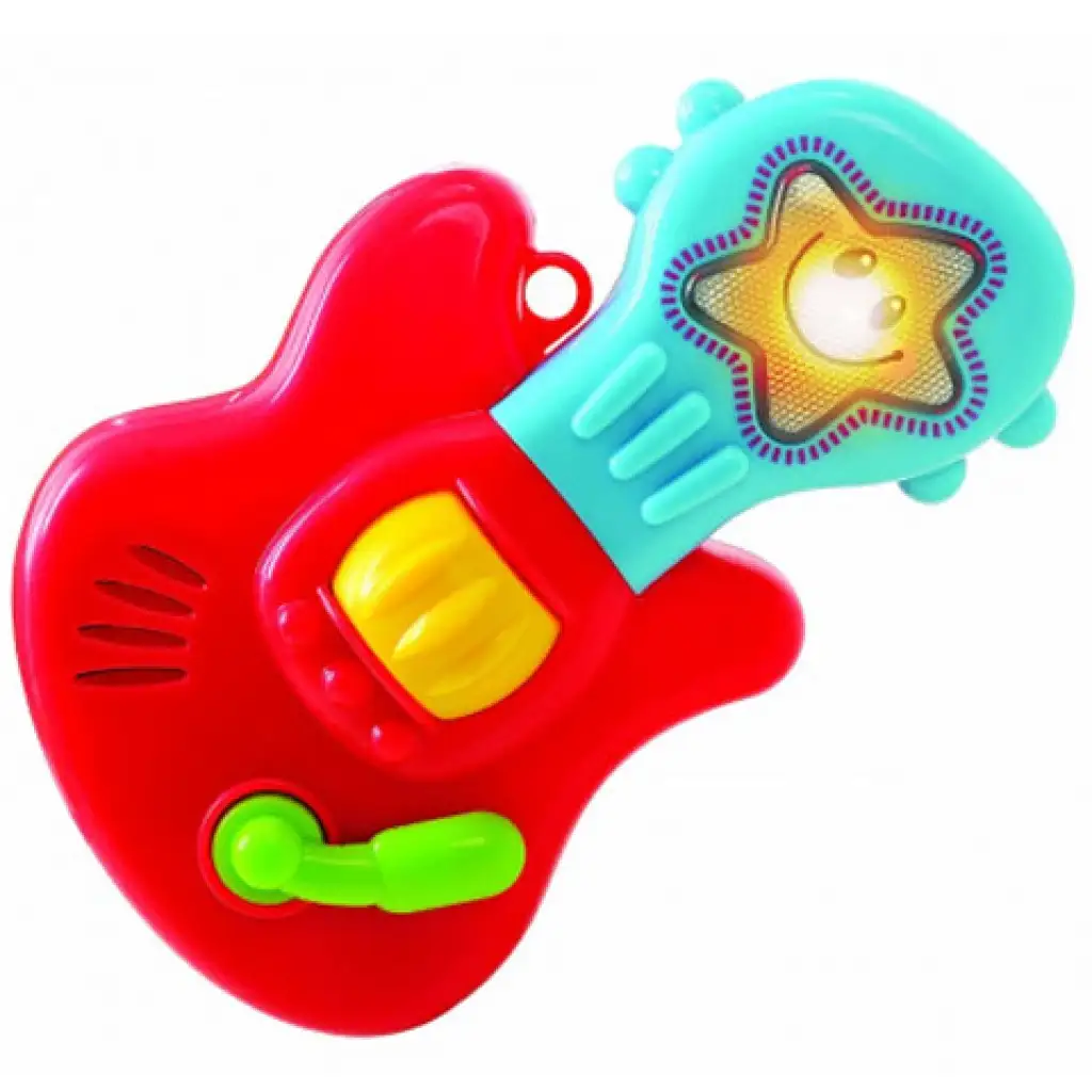 Playgo: Rockstar Baby E-Gitarre mit Lichtern und Geräuschen kép 2