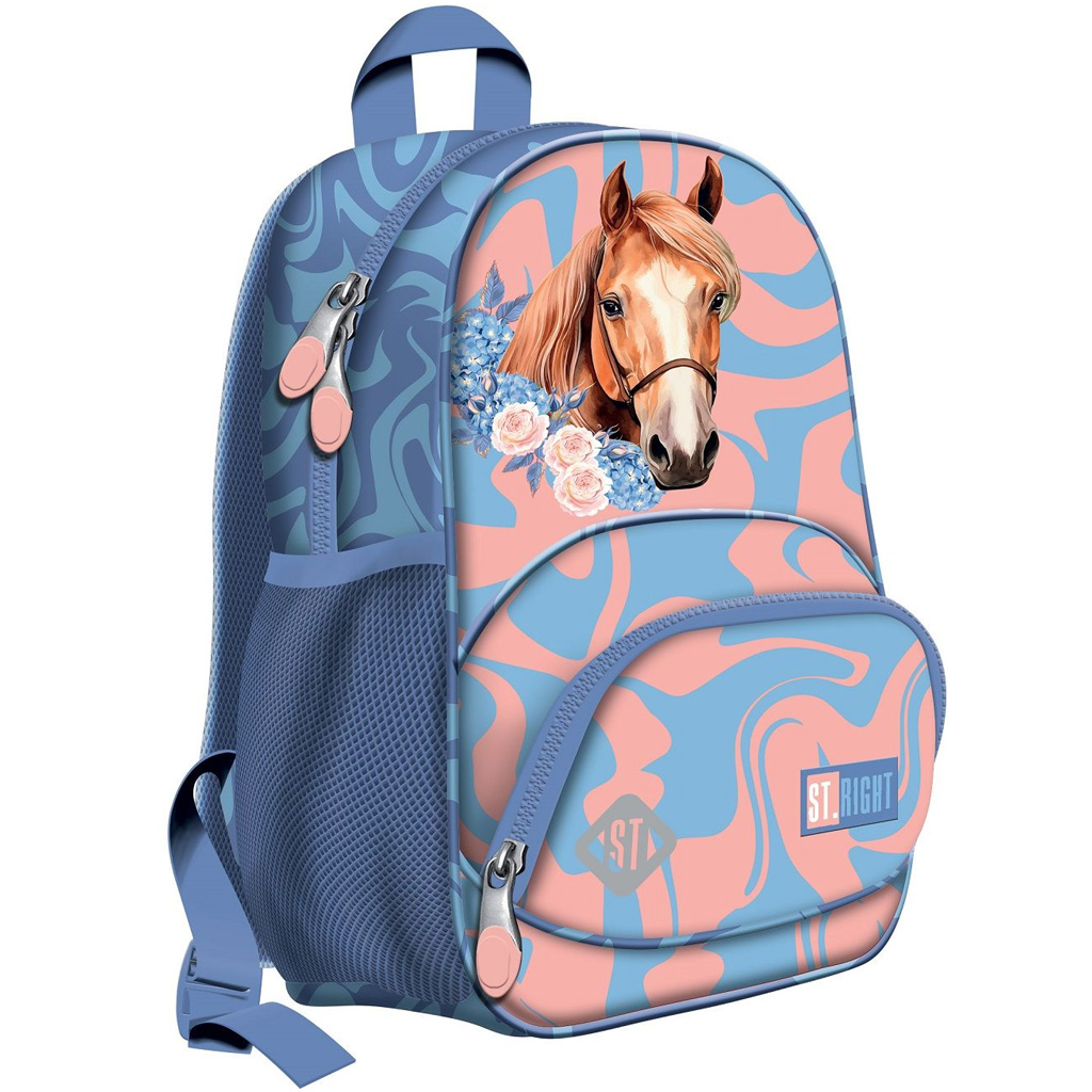St.Right Romantic Horse Schulranzen, Rucksack BP70 32x22x11,5 cm