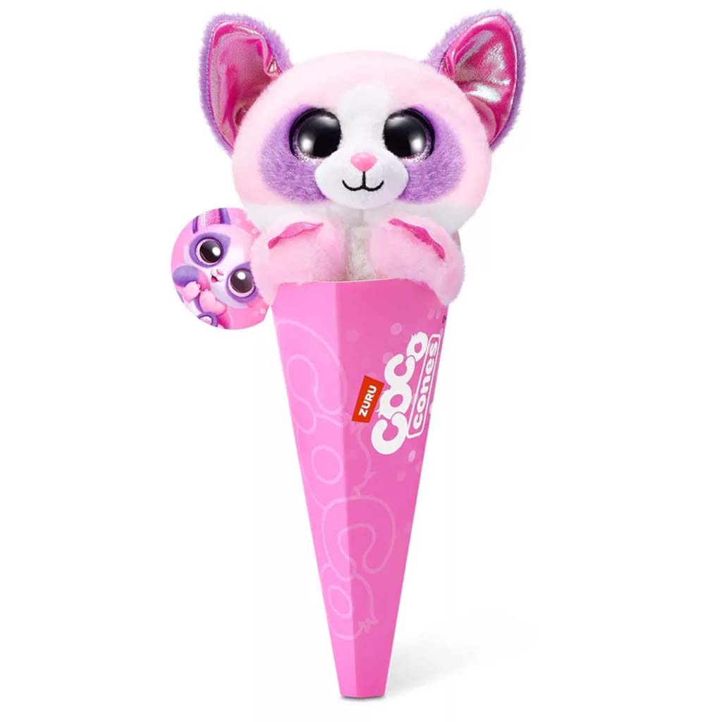 Coco Cones Originals Rosie Waschbär Plüschfigur Serie 1 - Zuru