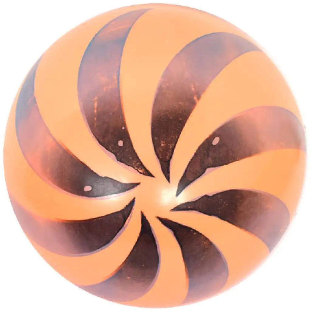 Gemusterter Gummiball 23 cm in verschiedenen Farben kép 3